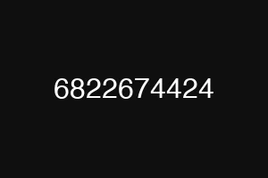 6822674424
