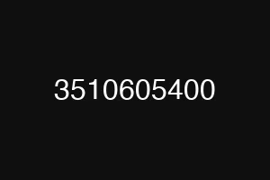 3510605400